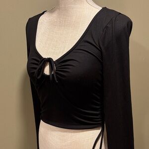 Black Long Sleeve Top